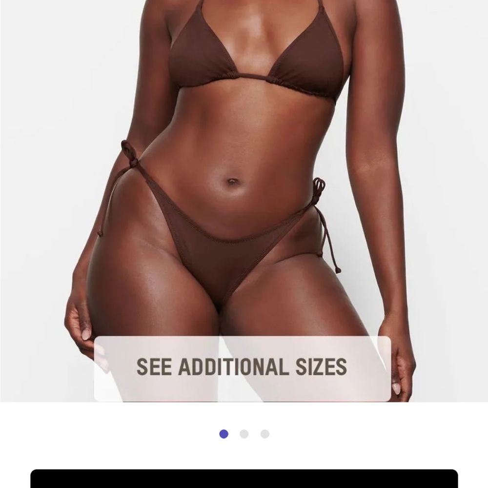 Skims Brown Bikini Set